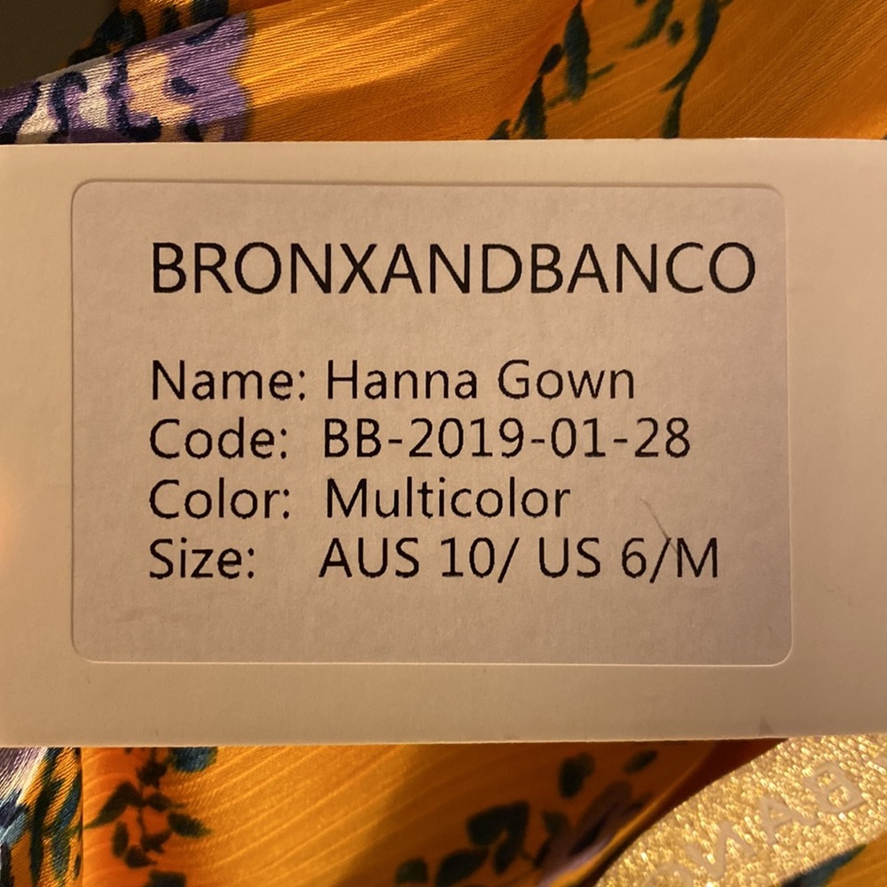 NWT Bronx and Banco Hanna Gown - Size M/6 - Picture 4 of 4